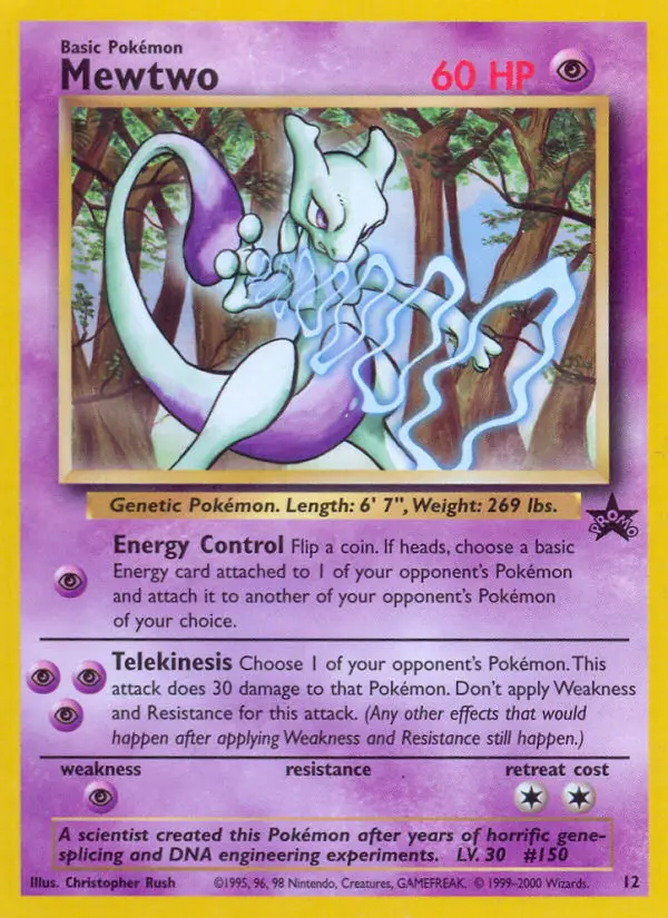 Mewtwo — Wizards Black Star Promos card #12