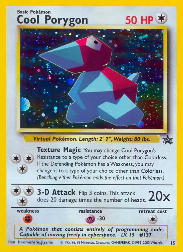 Cool Porygon — Wizards Black Star Promos card #15
