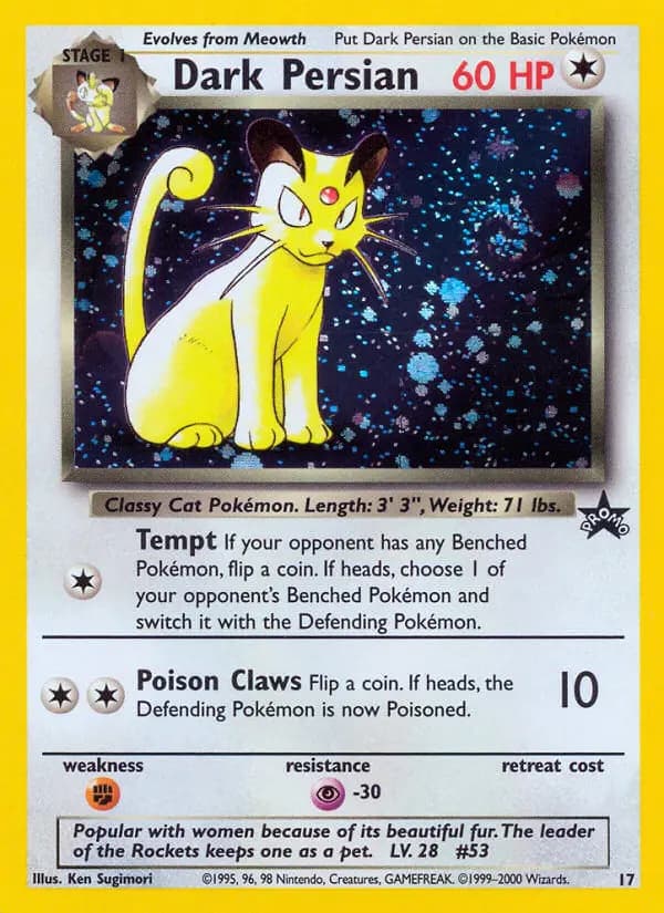 Dark Persian — Wizards Black Star Promos card #17