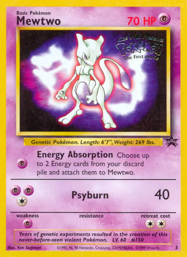 Mewtwo — Wizards Black Star Promos card #3