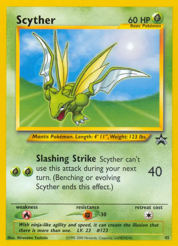 Scyther — Wizards Black Star Promos card #45