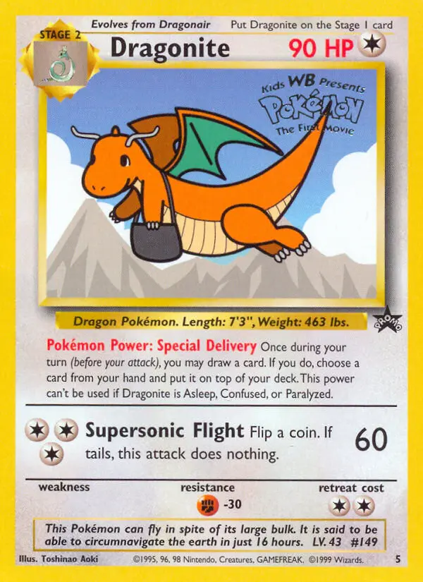 Dragonite — Wizards Black Star Promos card #5
