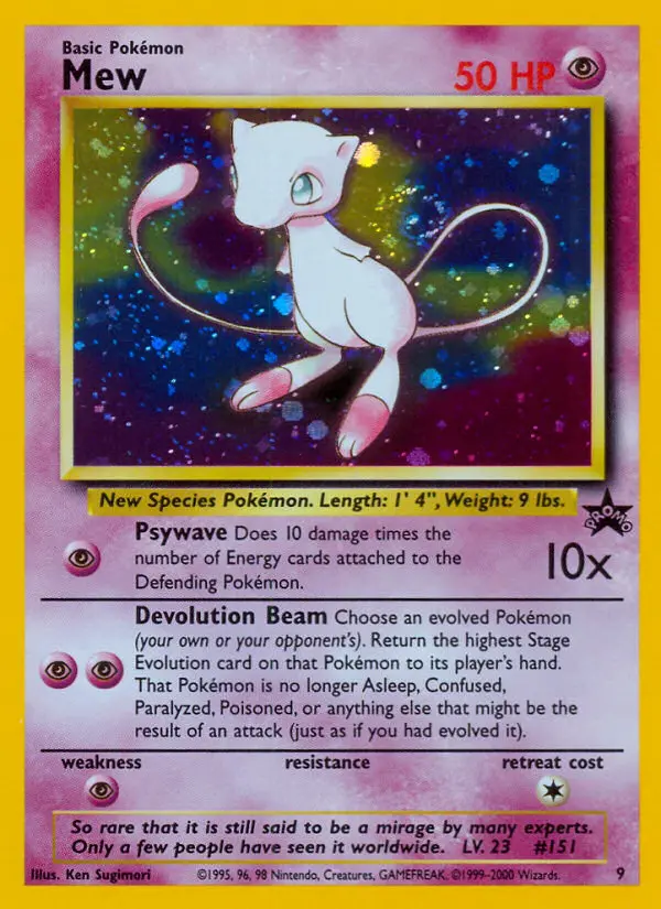 Mew — Wizards Black Star Promos card #9