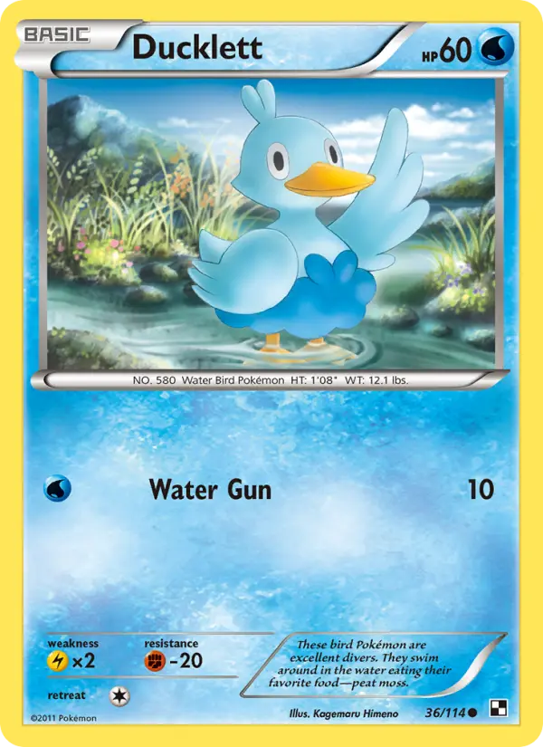 Ducklett — Black & White card #36