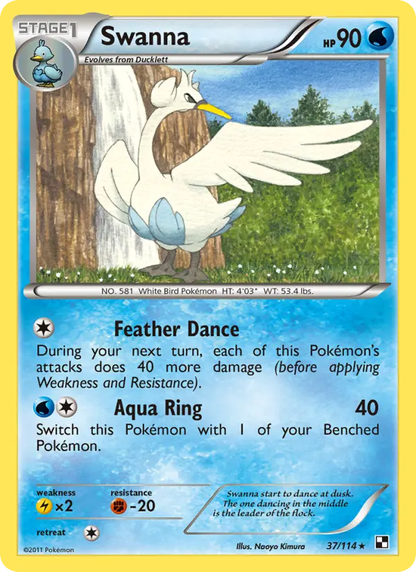 Swanna — Black & White card #37