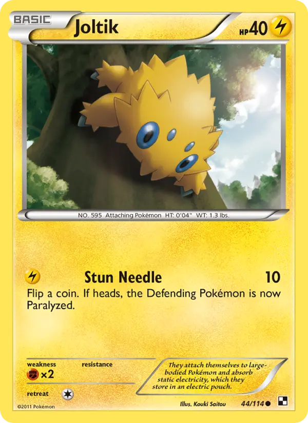 Joltik — Black & White card #44