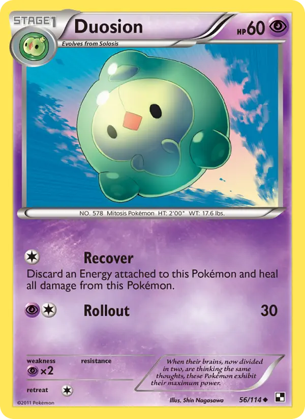 Duosion — Black & White card #56