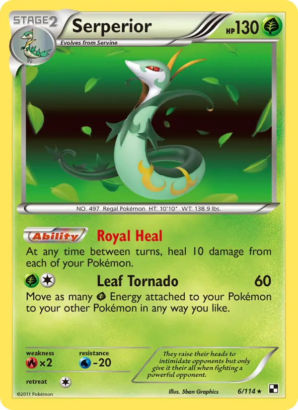 Serperior — Black & White card #6