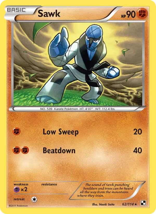 Sawk — Black & White card #62