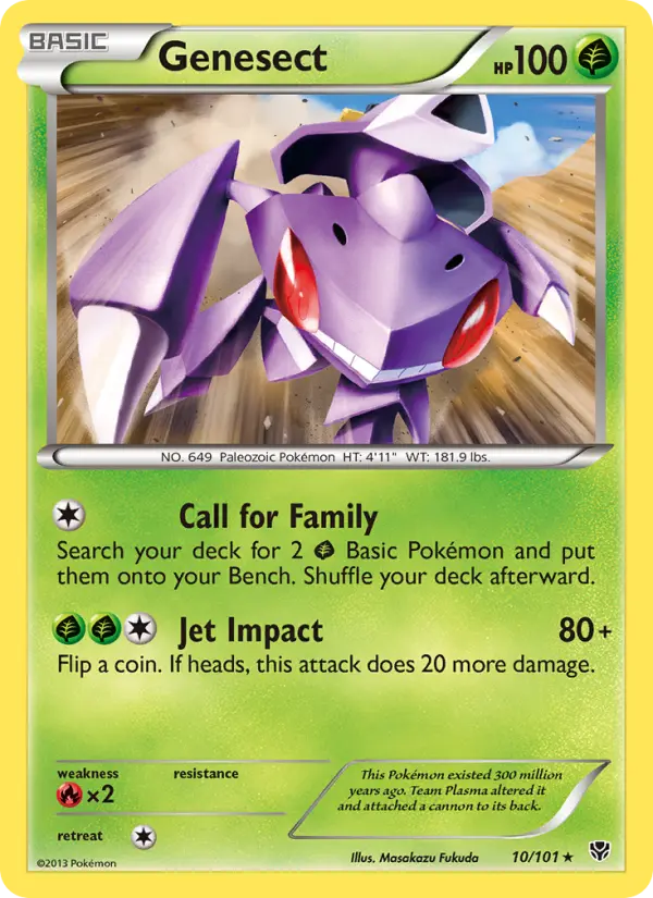 Genesect — Plasma Blast card #10
