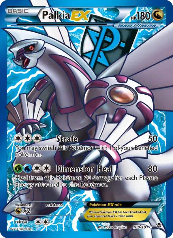 Palkia-EX — Plasma Blast card #100