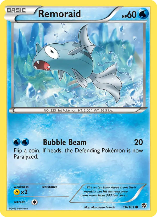Remoraid — Plasma Blast card #18