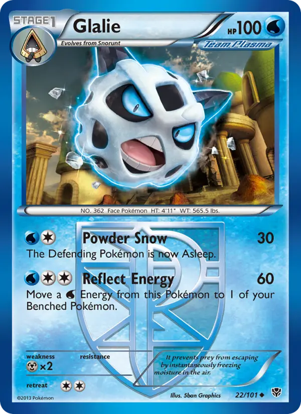 Glalie — Plasma Blast card #22