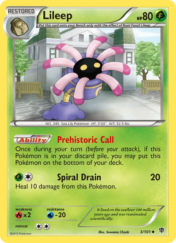 Lileep — Plasma Blast card #3
