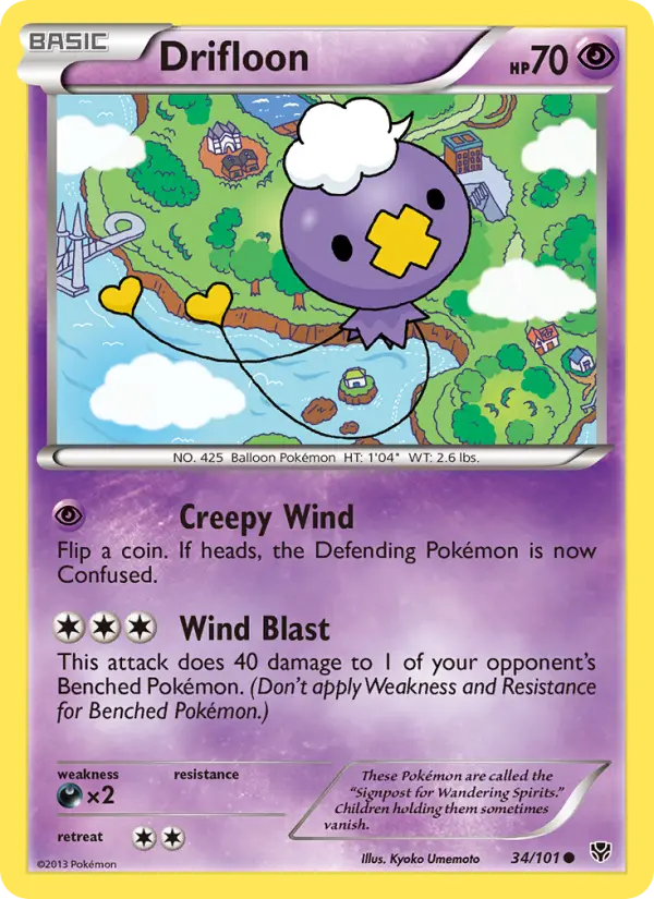 Drifloon — Plasma Blast card #34