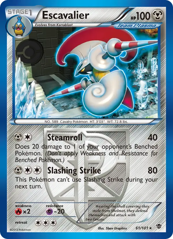Escavalier — Plasma Blast card #61