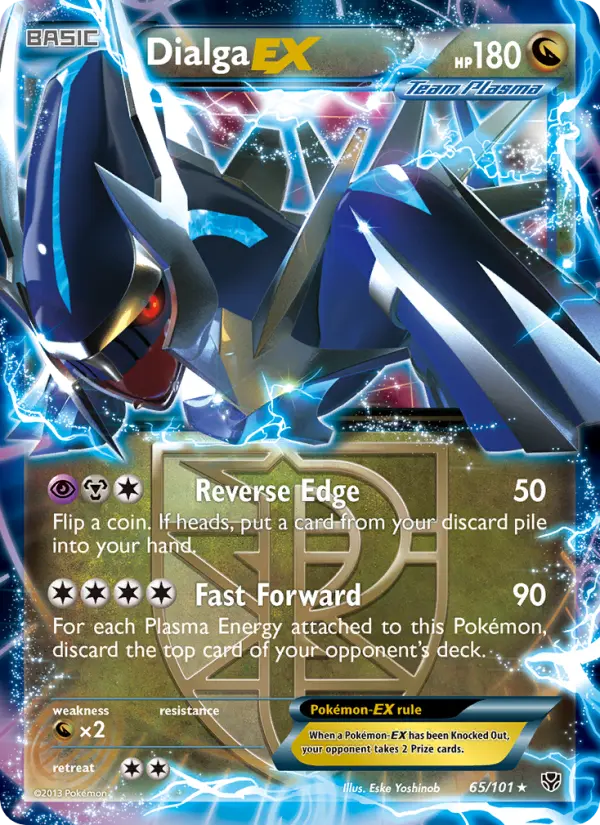 Dialga-EX — Plasma Blast card #65