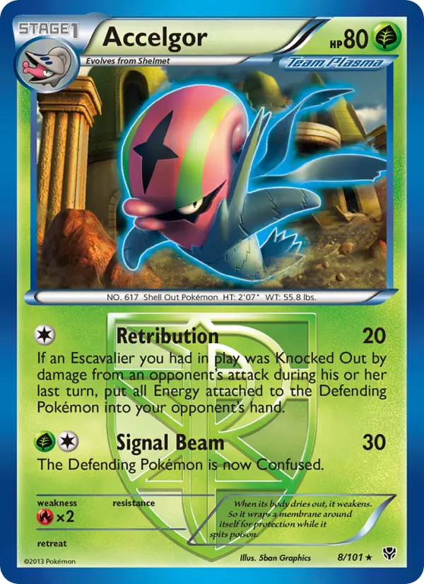 Accelgor — Plasma Blast card #8
