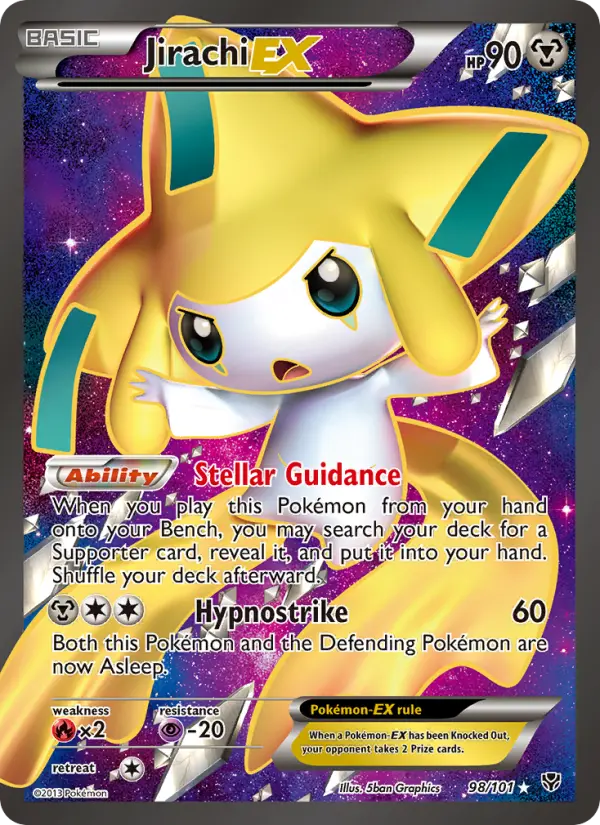 Jirachi-EX — Plasma Blast card #98