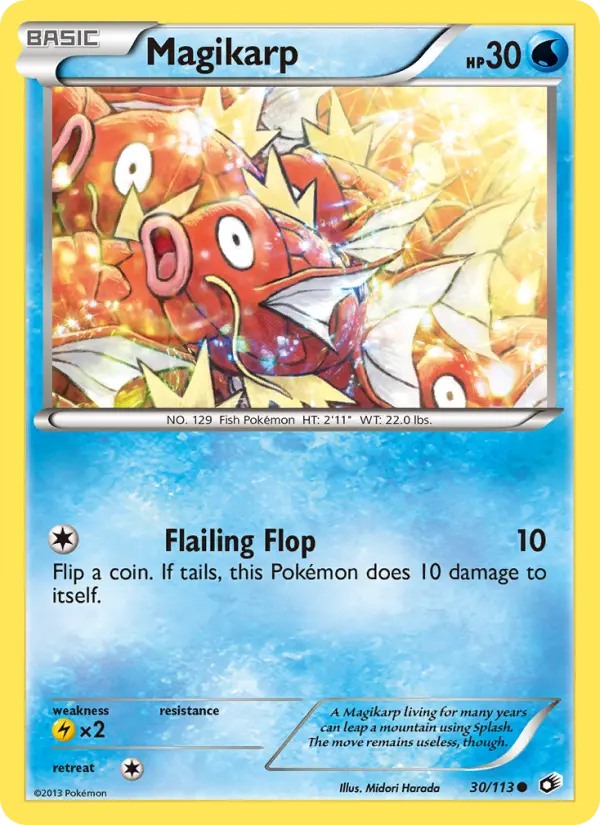 Magikarp — Legendary Treasures card #30