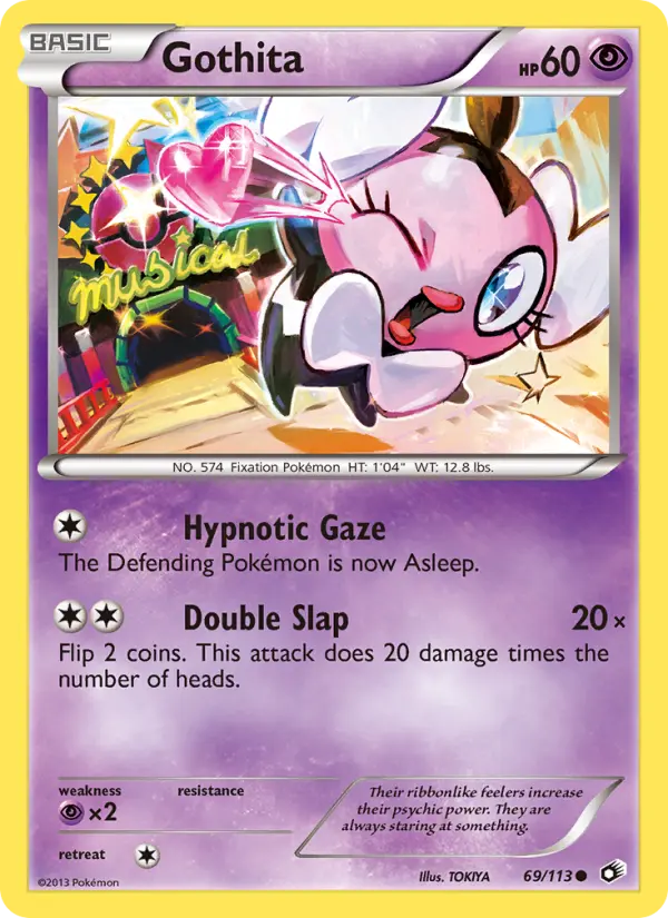 Gothita — Legendary Treasures card #69