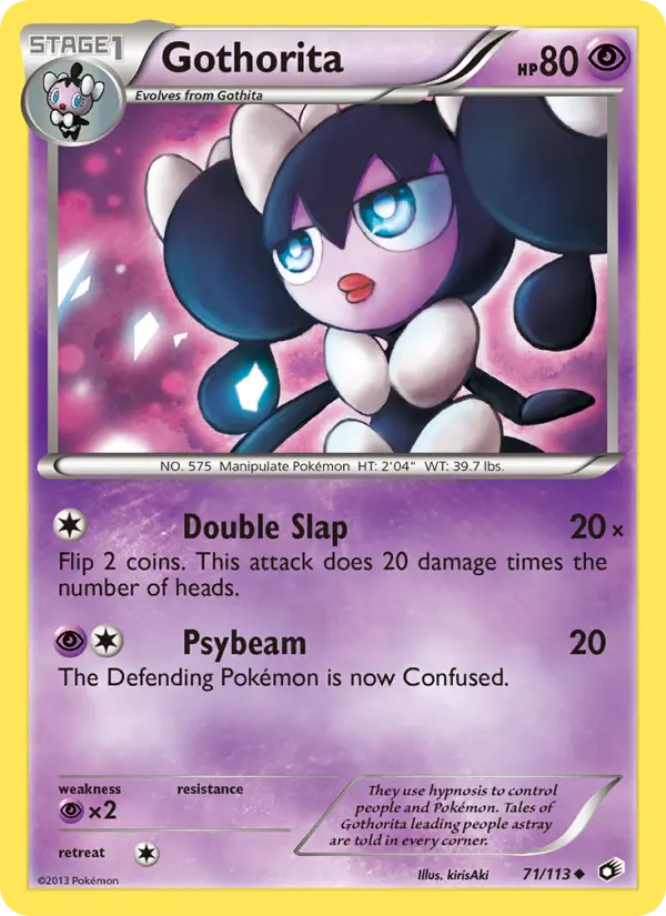 Gothorita — Legendary Treasures card #71
