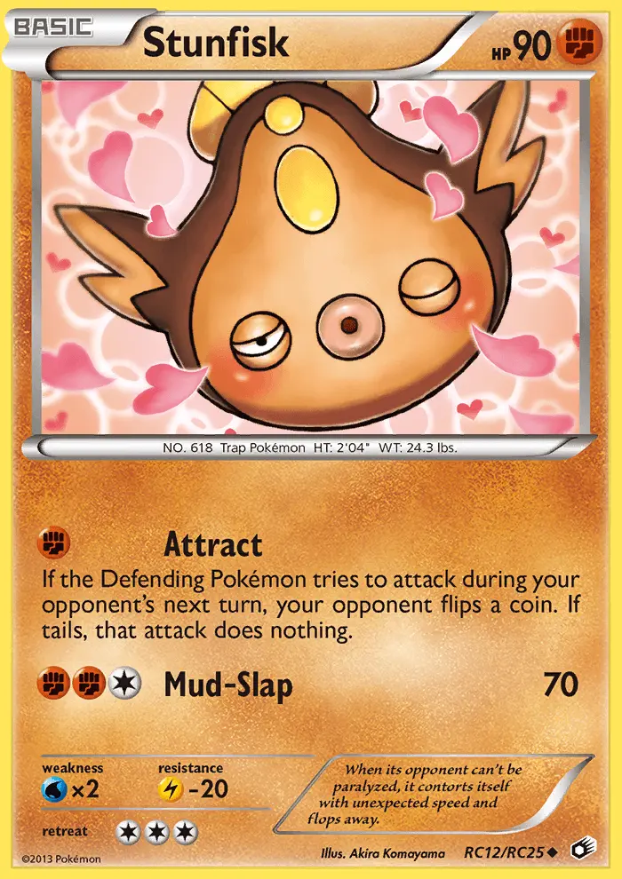 Stunfisk — Legendary Treasures card #RC12