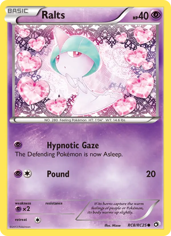 Ralts — Legendary Treasures card #RC8