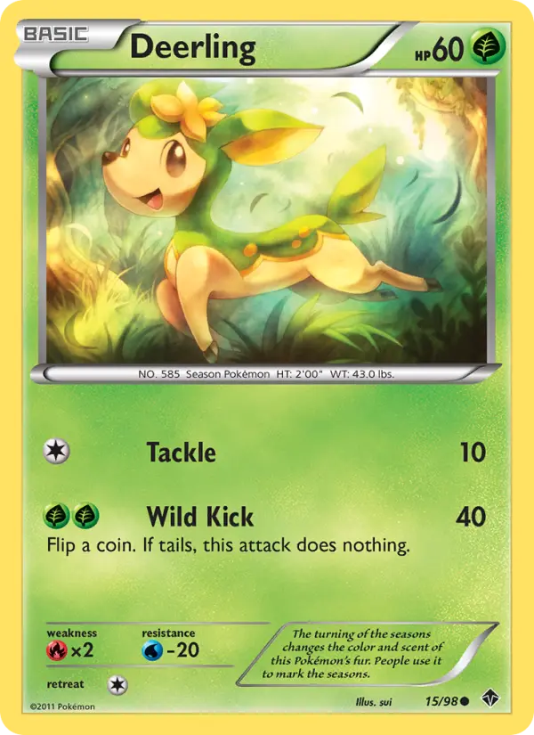 Deerling — Emerging Powers card #15