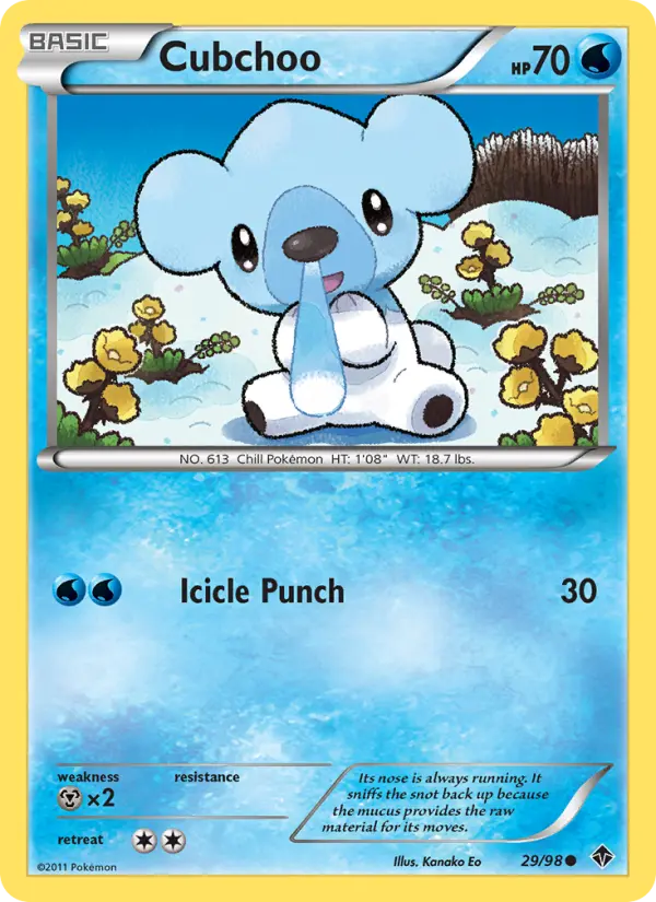 Cubchoo — Emerging Powers card #29