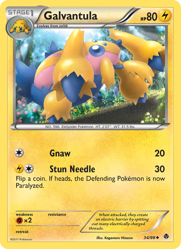 Galvantula — Emerging Powers card #34