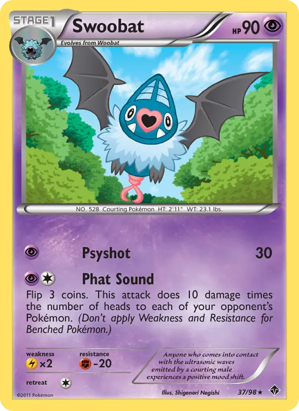 Swoobat — Emerging Powers card #37