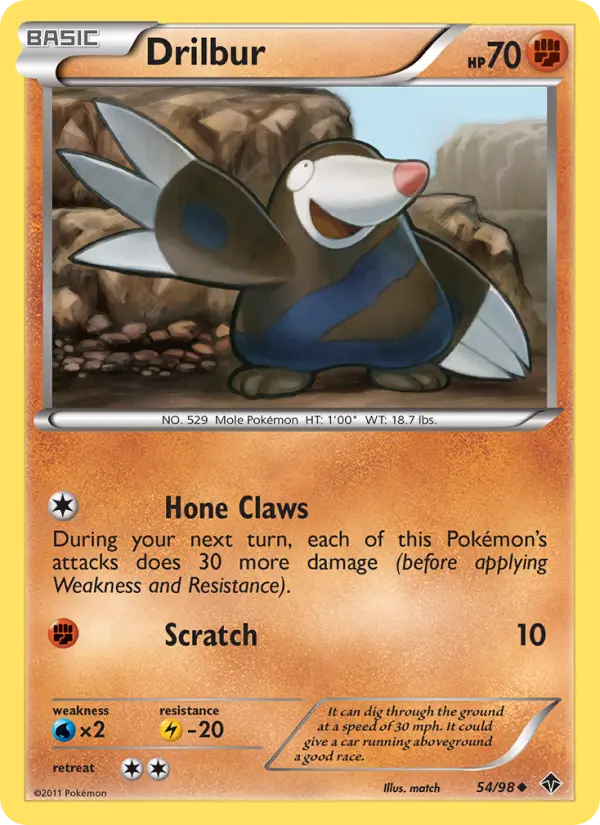Drilbur — Emerging Powers card #54