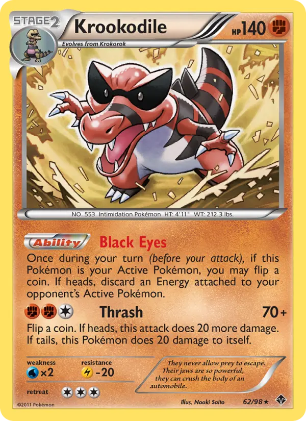 Krookodile — Emerging Powers card #62