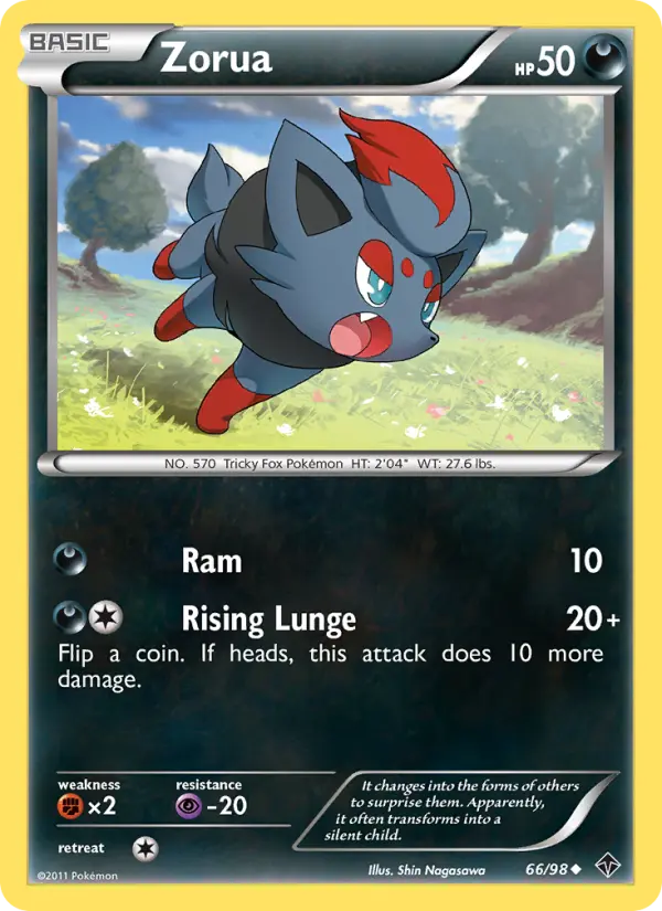 Zorua — Emerging Powers card #66