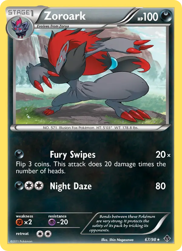 Zoroark — Emerging Powers card #67