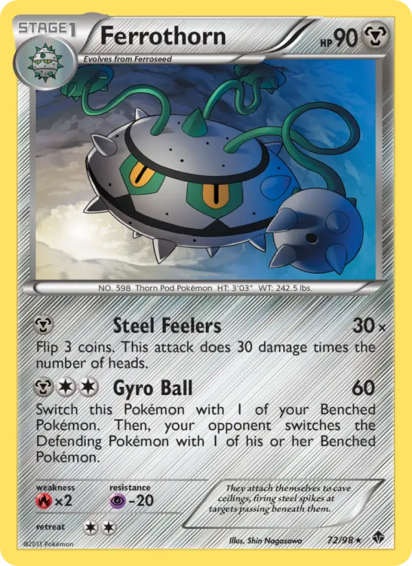 Ferrothorn — Emerging Powers card #72