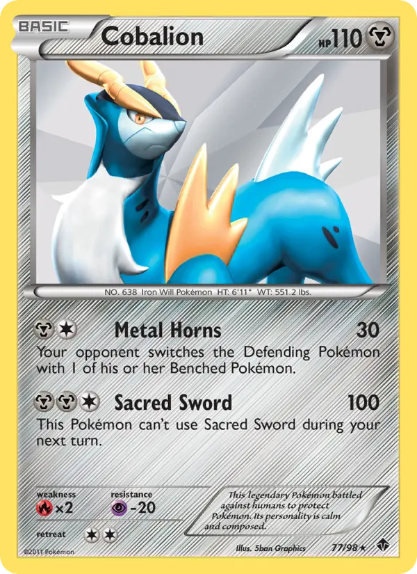 Cobalion — Emerging Powers card #77