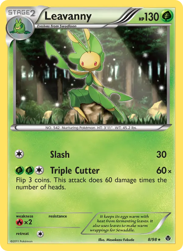 Leavanny — Emerging Powers card #8