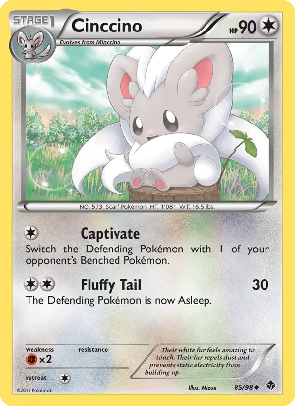 Cinccino — Emerging Powers card #85