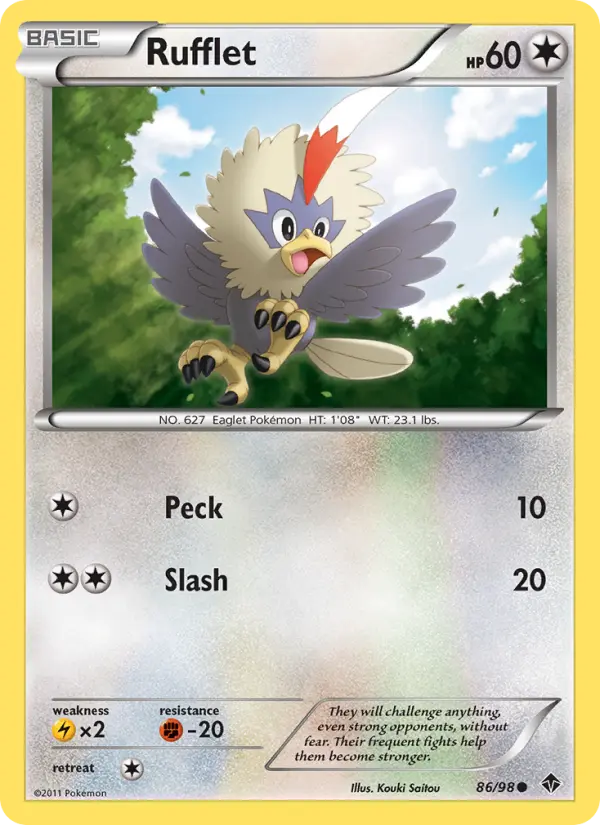 Rufflet — Emerging Powers card #86