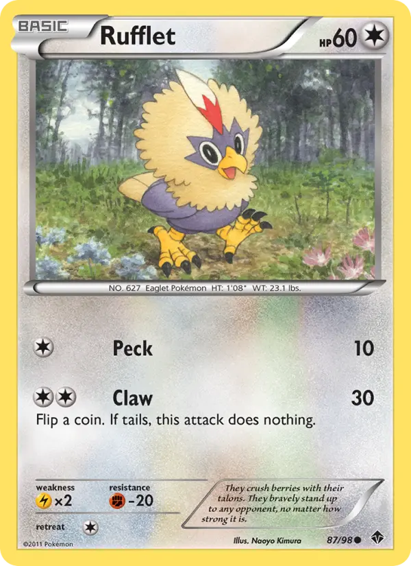 Rufflet — Emerging Powers card #87