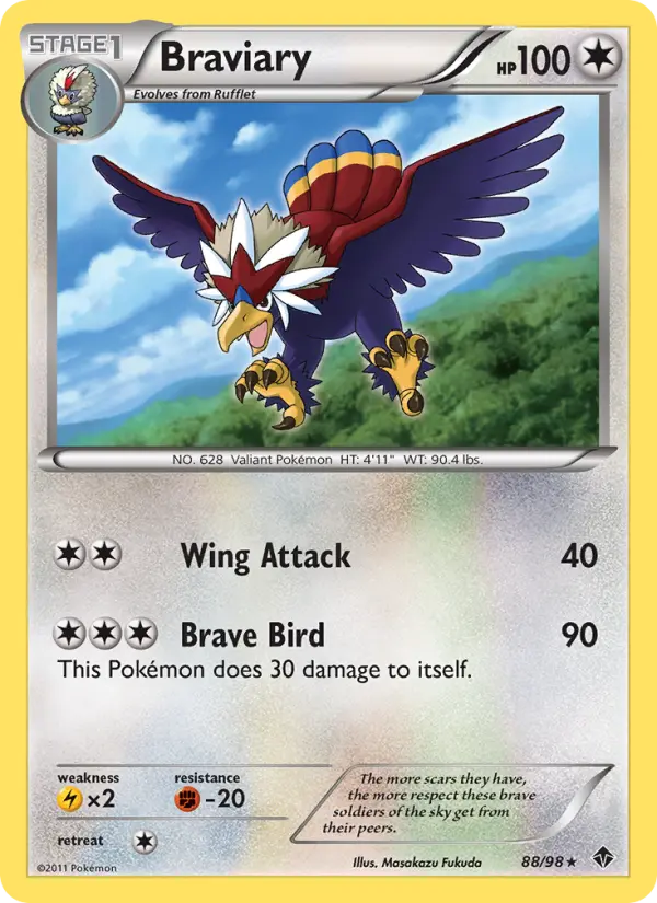 Braviary — Emerging Powers card #88