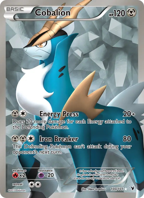 Cobalion — Noble Victories card #100