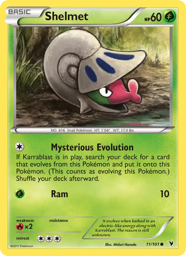 Shelmet — Noble Victories card #11