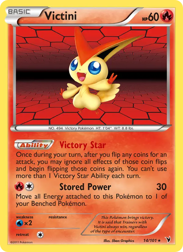 Victini — Noble Victories card #14