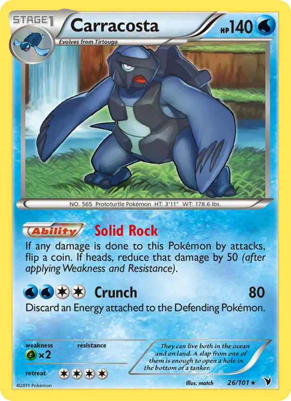 Carracosta — Noble Victories card #26