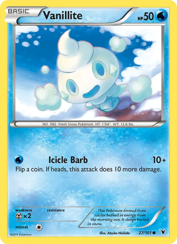 Vanillite — Noble Victories card #27