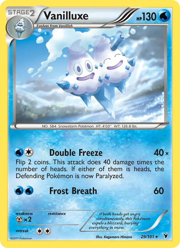 Vanilluxe — Noble Victories card #29