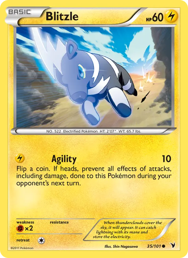 Blitzle — Noble Victories card #35